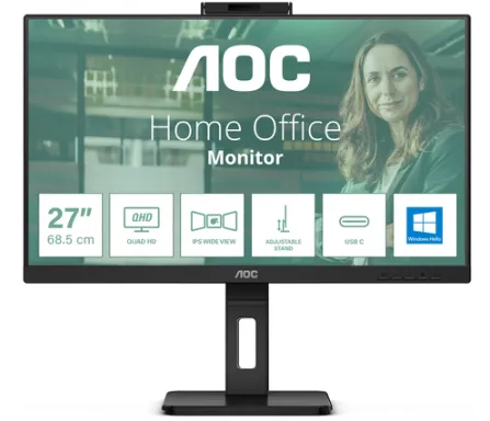 AOC Q27P3QW écran plat de PC 68,6 cm (27") 2560 x 1440 pixels Quad HD Noir