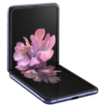 Samsung Galaxy Z Flip SM-F700F 17 cm (6.7") Triple SIM Android 10 4G USB Type-C 8 Go 256 Go 3300 mAh Violet