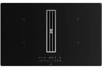 Roblin Piano Rec Noir Intégré 83 cm Plaque avec zone à induction 4 zone(s) Hotte intégrée