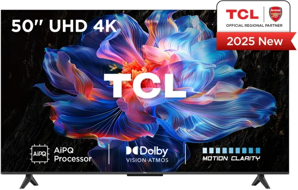 TCL V6C 50V6C TV 127 cm (50") 4K Ultra HD Smart TV Wifi Métallique 260 cd/m²