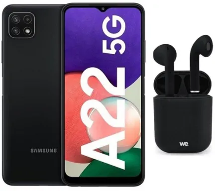 Samsung Galaxy A22 5G SM-A226B 16,8 cm (6.6") Double SIM Android 11 USB Type-C 4 Go 128 Go 5000 mAh Gris