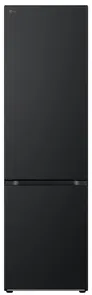 LG GBV3100DEP réfrigérateur-congélateur Pose libre 344 L D Noir