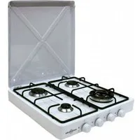 Vitrokitchen 450BB plaque Noir, Blanc Comptoir Gaz 4 zone(s)