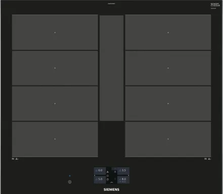 Siemens EX675JYW1E plaque Noir Intégré Plaque avec zone à induction 4 zone(s)