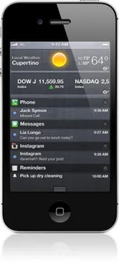 Apple iPhone 4S 8,89 cm (3.5") SIM unique iOS 7 3G 8 Go Noir