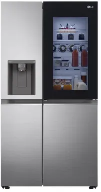 LG InstaView GSXV80PZLE frigo américain Pose libre 635 L E Argent