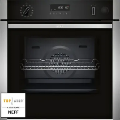 Neff FOUR B6AVH7AN1 71 L 3600 W A Noir, Acier inoxydable