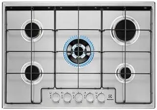 Electrolux EGS7534X Acier inoxydable Intégré 75 cm Gaz 5 zone(s)