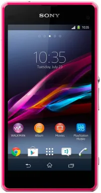Sony Xperia Z1 Compact 10,9 cm (4.3") SIM unique Android 4.3 4G Micro-USB B 2 Go 16 Go 2300 mAh Rose