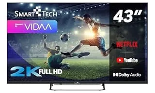 Smart-Tech 43FV02V TV 109,2 cm (43") 4K Ultra HD Smart TV Wifi Gris 230 cd/m²