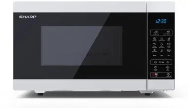 Sharp YC-MG51E-W micro-onde Noir, Blanc Micro-ondes grill Comptoir 25 L 900 W