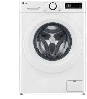 LG D2R3S08NSWW machine à laver avec sèche linge Pose libre Charge avant Blanc E