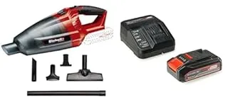 Einhell TE-VC 18 Li - Solo aspirateur de table Noir, Rouge Sans sac