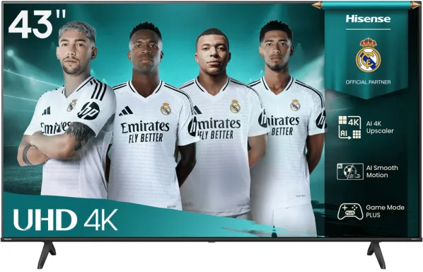 Hisense 43A6Q TV 109,2 cm (43") 4K Ultra HD Smart TV Wifi Noir 300 cd/m²