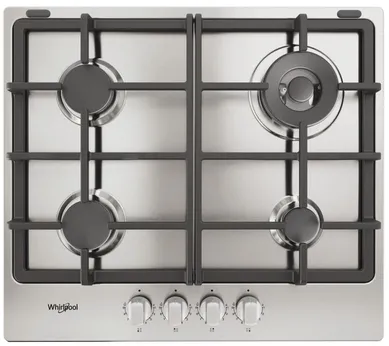 Whirlpool TGML 661 IX R Acier inoxydable Intégré 58 cm Gaz 4 zone(s)