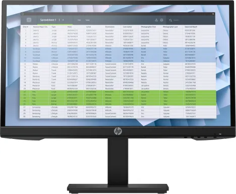 HP P22h G4 écran plat de PC 54,6 cm (21.5") 1920 x 1080 pixels Full HD LCD Noir