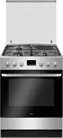 Amica ACM7035VX four et cuisinière Electrique Combi Noir, Acier inoxydable