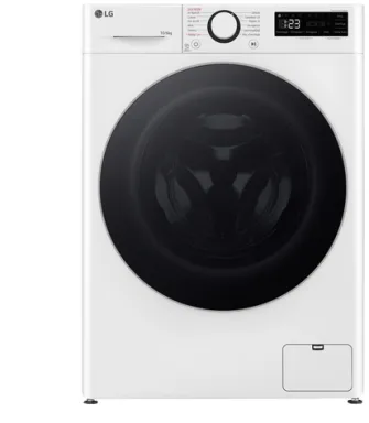 LG D4R5010TSWS machine à laver avec sèche linge Pose libre Charge avant Blanc D