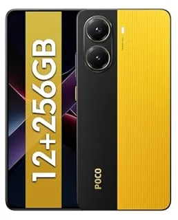 Xiaomi POCO X7 Pro 5G 16,9 cm (6.67") Double SIM 12 Go 256 Go 6000 mAh Noir, Jaune