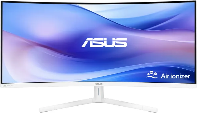 ASUS VU34WCIP-W écran plat de PC 86,4 cm (34") 3440 x 1440 pixels Wide Quad HD Blanc