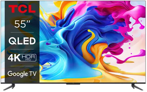 TCL C64 Series 55C649 TV 139,7 cm (55") 4K Ultra HD Smart TV Wifi Titane