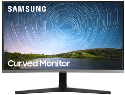 Samsung CR50 écran plat de PC 68,6 cm (27") 1920 x 1080 pixels Full HD LED Bleu, Gris