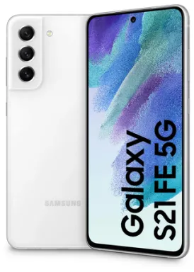 Samsung Galaxy S21 FE 5G SM-G990B 16,3 cm (6.4") Double SIM Android 11 USB Type-C 6 Go 128 Go 4500 mAh Blanc