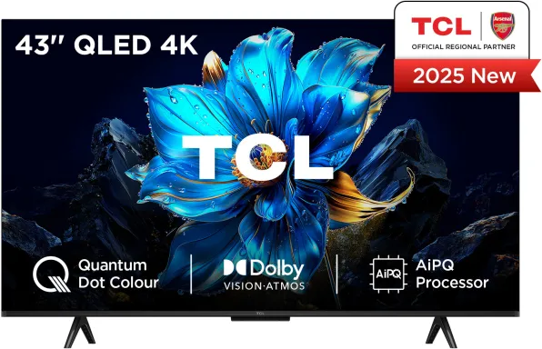 TCL P7K 43P7K TV 109,2 cm (43") 4K Ultra HD Smart TV Wifi Métallique 430 cd/m²