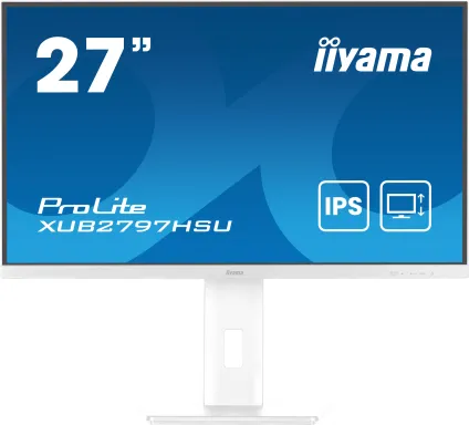 iiyama ProLite XUB2797HSU-W2 écran plat de PC 68,6 cm (27") 1920 x 1080 pixels Full HD LED Blanc