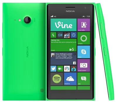 Nokia Lumia 735 11,9 cm (4.7") SIM unique Windows Phone 8.1 4G Micro-USB B 1 Go 8 Go 2220 mAh Vert