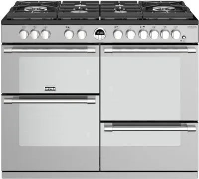 Stoves Sterling S1100 DF GTG DeLuxe Cuisinière Electrique Gaz Acier inoxydable A