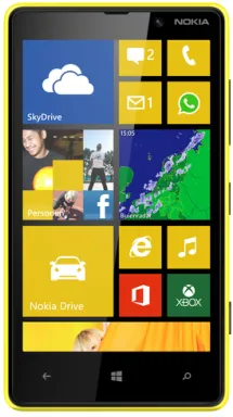 Nokia Lumia 820 10,9 cm (4.3") SIM unique Windows Phone 4G Micro-USB 1 Go 8 Go 1650 mAh Jaune