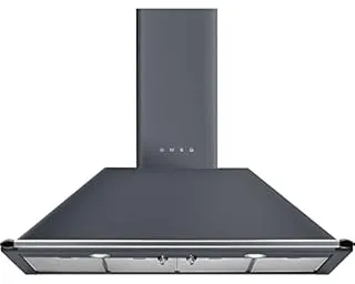 Smeg KT110GRE hotte Montée au mur Gris 554 m³/h A