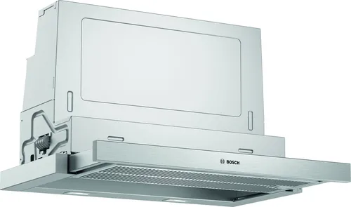 Bosch Serie 4 DFS067A51 hotte Semi-intégrée (semi-encastrée) Métallique, Argent 727,7 m³/h A