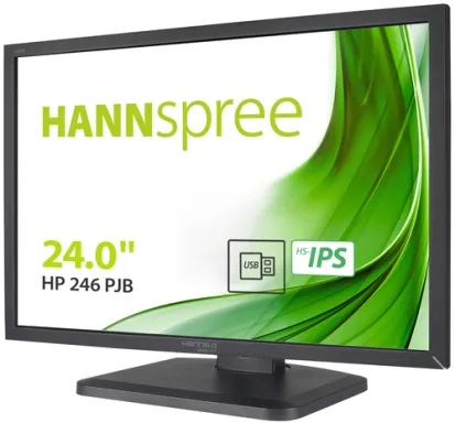 Hannspree HP246PJB LED display 61 cm (24") 1920 x 1200 pixels Full HD Noir