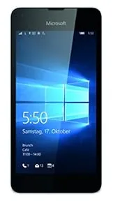 Microsoft Lumia 550 11,9 cm (4.7") SIM unique Windows 10 4G Micro-USB B 1 Go 8 Go 2100 mAh Noir