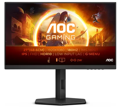 AOC G4 27G4X écran plat de PC 68,6 cm (27") 1920 x 1080 pixels Full HD LED Noir