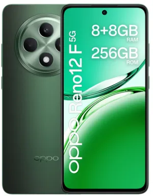 OPPO Reno12 F 5G 16,9 cm (6.67") Double SIM Android 14 USB Type-C 8 Go 256 Go 5000 mAh Noir, Vert