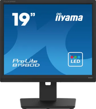 iiyama ProLite B1980D-B5 écran plat de PC 48,3 cm (19") 1280 x 1024 pixels SXGA LCD Noir