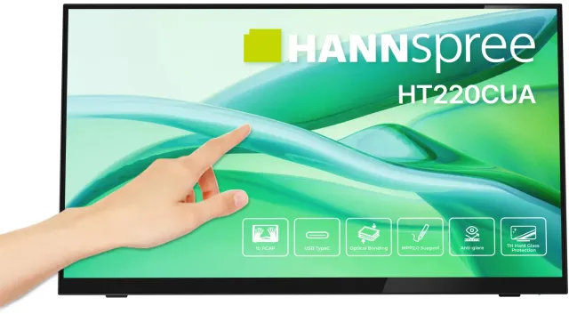 Hannspree HT220CUA écran plat de PC 54,5 cm (21.4") 1920 x 1080 pixels Full HD LED Écran tactile Noir