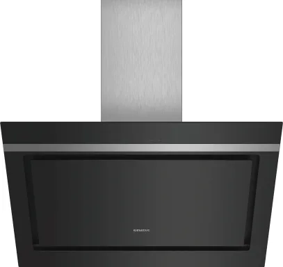 Siemens LC87KIM60 hotte Montée au mur Noir, Acier inoxydable 670 m³/h