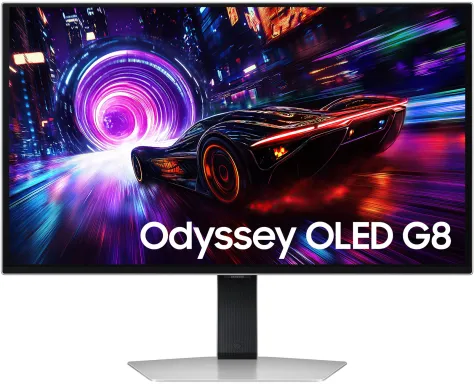 Samsung G81SF écran plat de PC 68,6 cm (27") 3840 x 2160 pixels 4K Ultra HD OLED Argent