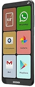 Brondi Amico Smartphone XL 15,2 cm (6") Double SIM Android 11 Go edition 4G USB Type-C 2 Go 16 Go 2500 mAh Noir