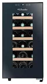 La Sommelière LS18SILENCE refroidisseur à vin Refroidisseur de vin hybride Pose libre Noir 18 bouteille(s)