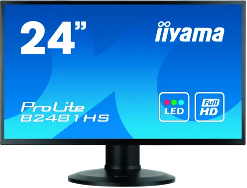 iiyama ProLite XB2481HS-B1 LED display 59,9 cm (23.6") 1920 x 1080 pixels Full HD Noir