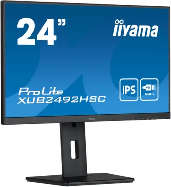 iiyama ProLite XUB2492HSC-B5 LED display 61 cm (24") 1920 x 1080 pixels Full HD Noir