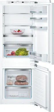 Bosch Serie 6 KIS77AFE0 réfrigérateur-congélateur Intégré 231 L E Blanc