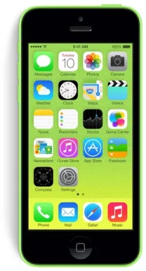 Apple iPhone 5c 10,2 cm (4") SIM unique iOS 7 4G 16 Go Vert