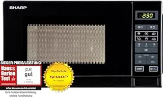 Sharp Home Appliances R-242 BKW micro-onde Comptoir Micro-onde simple 20 L 800 W Noir