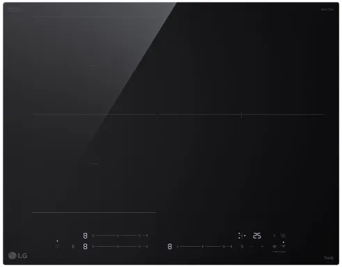 LG CBIZ2432B plaque Noir Intégré 60 cm Plaque avec zone à induction 3 zone(s)